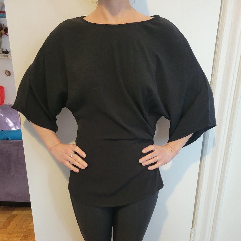 BACIO Black Tie Top
